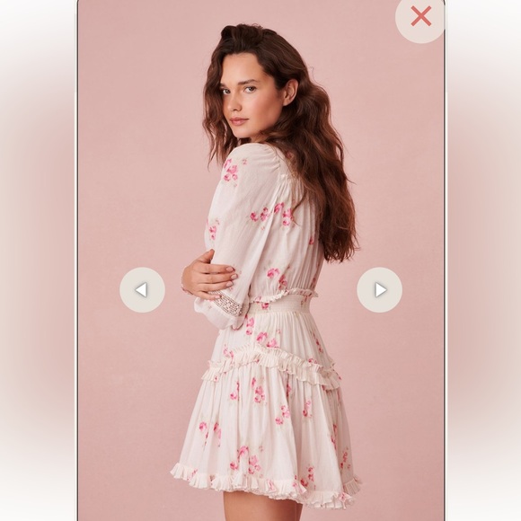 NWT Loveshackfancy Spruce Dress Berry Moment - Picture 3 of 15